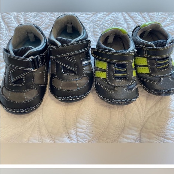 Koala kids Baby boy Stylish Black and Green Kids moccasins size 3 and 4 - Picture 1 of 5